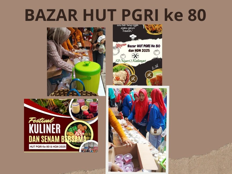 BAZAR HUT PGRI Ke 80 dan HARI GURU NASIONAL 2025